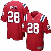 Nike Men & Women & Youth Patriots #28 James White Red Team Color Game Jersey,baseball caps,new era cap wholesale,wholesale hats